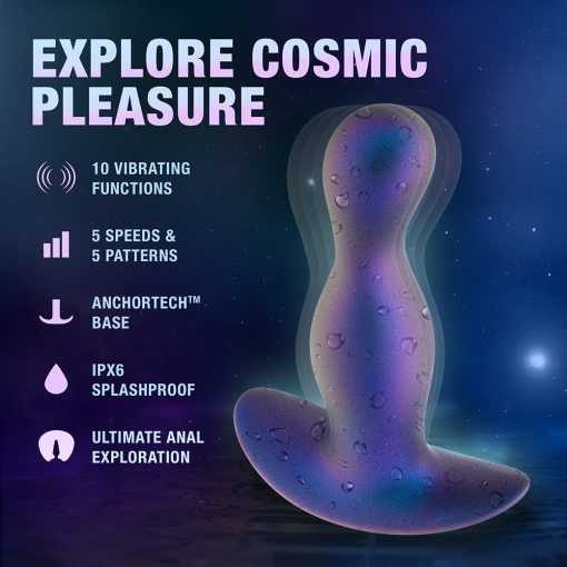 Anal Adventures Matrix Odyssey Prostate Stimulator Space Age Blue - Image 8