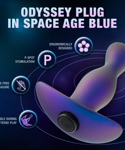 Anal Adventures Matrix Odyssey Prostate Stimulator Space Age Blue