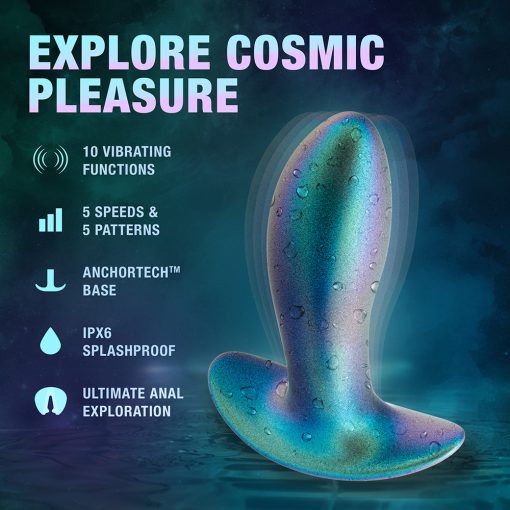 Matrix Voyager Vibrating Anal Plug – Silicone, Rechargeable, Teal - Image 8