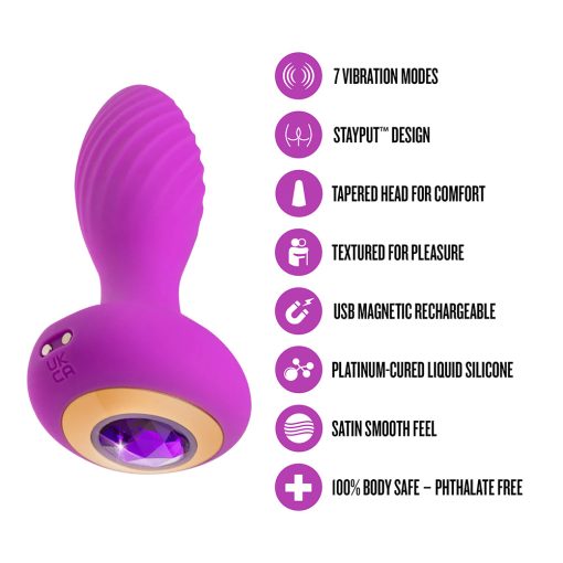 Oh My Gem Charm Plug Amethyst - Image 6