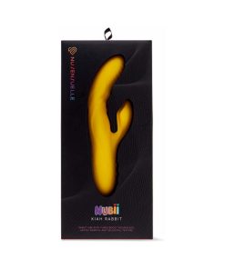 Nu Sensuelle Kiah Nubii Dual-Stim Rabbit With Turbo Boost And Heat Yellow