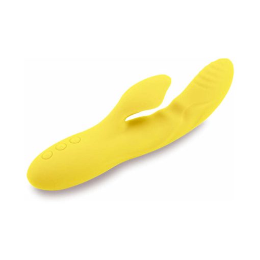 Nu Sensuelle Kiah Nubii Dual-Stim Rabbit With Turbo Boost And Heat Yellow - Image 3