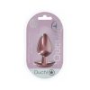 Ouch! Smooth Silicone Anal Plug Large 3.5 In. Rose Gold