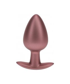 Ouch! Smooth Silicone Anal Plug Large 3.5 In. Rose Gold