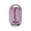 Ouch! Smooth Silicone Oblong Anal Plug 4.6 In. Rose Gold