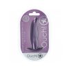 Ouch! Smooth Silicone Finger Anal Plug 4.6 In. Metallic Purple