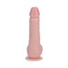 Realrock 8 In. Vibrating And Rotating Cock With Balls Regular Straight Beige