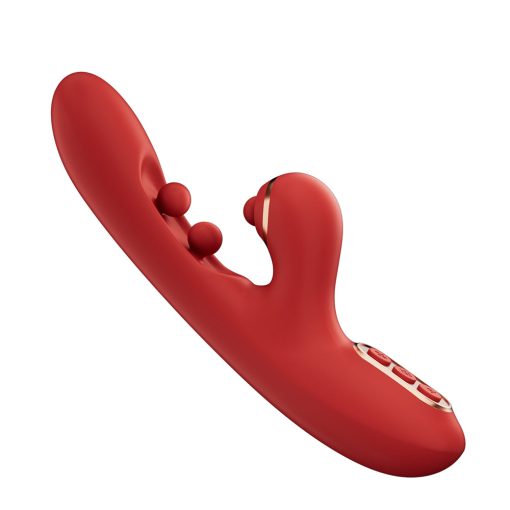 Honey Play Box Tickler Wiggling G-Spot Vibrator & Tapping Clitoral Stimulator Red - Image 2