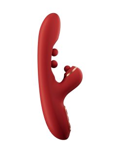 Honey Play Box Tickler Wiggling G-Spot Vibrator & Tapping Clitoral Stimulator Red