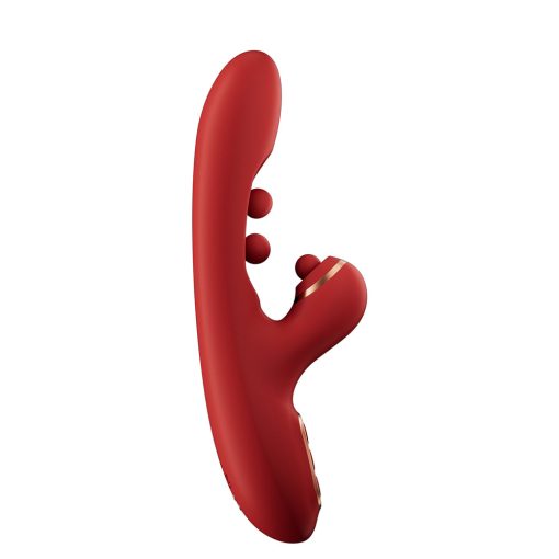 Honey Play Box Tickler Wiggling G-Spot Vibrator & Tapping Clitoral Stimulator Red - Image 3