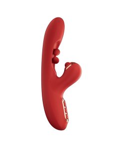 Honey Play Box Tickler Wiggling G-Spot Vibrator & Tapping Clitoral Stimulator Red