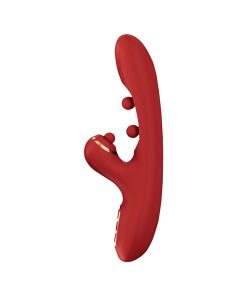 Honey Play Box Tickler Wiggling G-Spot Vibrator & Tapping Clitoral Stimulator Red