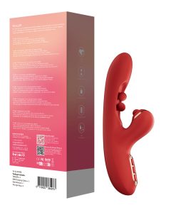 Honey Play Box Tickler Wiggling G-Spot Vibrator & Tapping Clitoral Stimulator Red