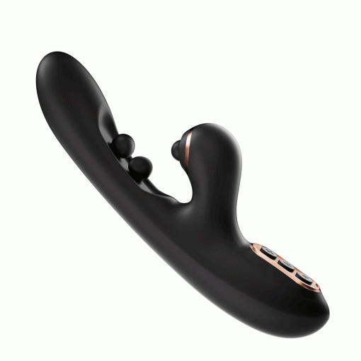 Honey Play Box Tickler Wiggling G-Spot Vibrator & Tapping Clitoral Stimulator Black - Image 3
