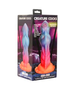 Creature Cocks Aqua-Cock Glow-In-The-Dark Silicone Dildo