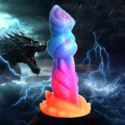 Creature Cocks Aqua-Cock Glow-In-The-Dark Silicone Dildo - Image 12