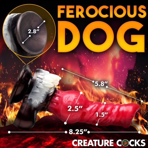 Creature Cocks Cujo Canine Silicone Dildo L - Image 12