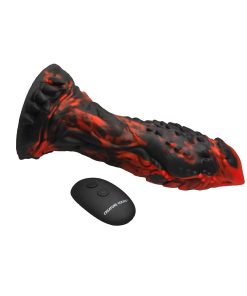 Creature Cocks Inferno Cock Vibrating Silicone Dildo With Remote