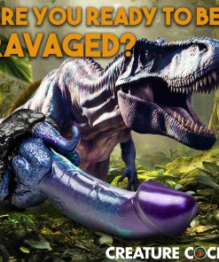 Creature Cocks Dino Dick Dinosaur Silicone Dildo L