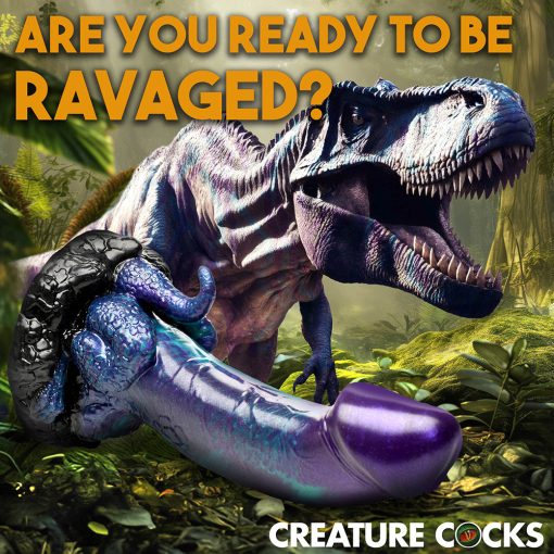 Creature Cocks Dino Dick Dinosaur Silicone Dildo L - Image 12