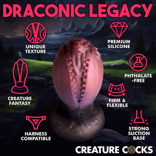 Creature Cocks Dragon Hatch Silicone Egg L - Image 11