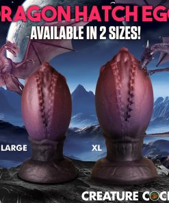 Creature Cocks Dragon Hatch Silicone Egg Xl