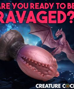 Creature Cocks Dragon Hatch Silicone Egg Xl