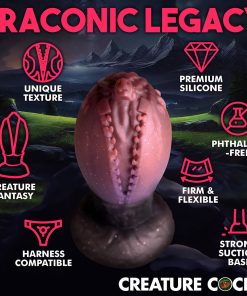 Creature Cocks Dragon Hatch Silicone Egg Xl