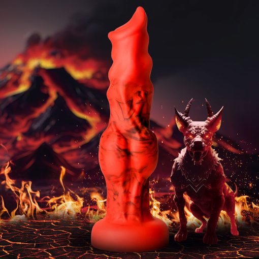 Creature Cocks Fire Hound Silicone Dildo S - Image 9