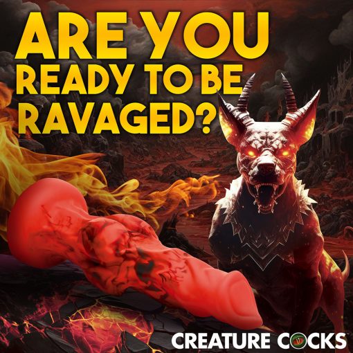 Creature Cocks Fire Hound Silicone Dildo S - Image 11