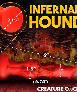 Creature Cocks Fire Hound Silicone Dildo S