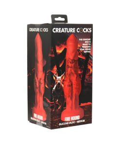 Creature Cocks Fire Hound Silicone Dildo M