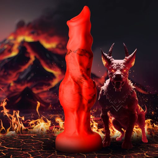 Creature Cocks Fire Hound Silicone Dildo M - Image 7