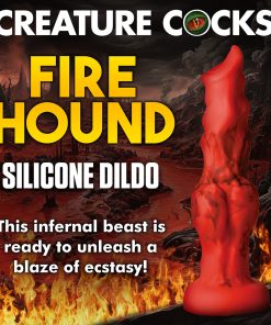 Creature Cocks Fire Hound Silicone Dildo M