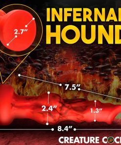 Creature Cocks Fire Hound Silicone Dildo M