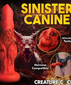 Creature Cocks Fire Hound Silicone Dildo M