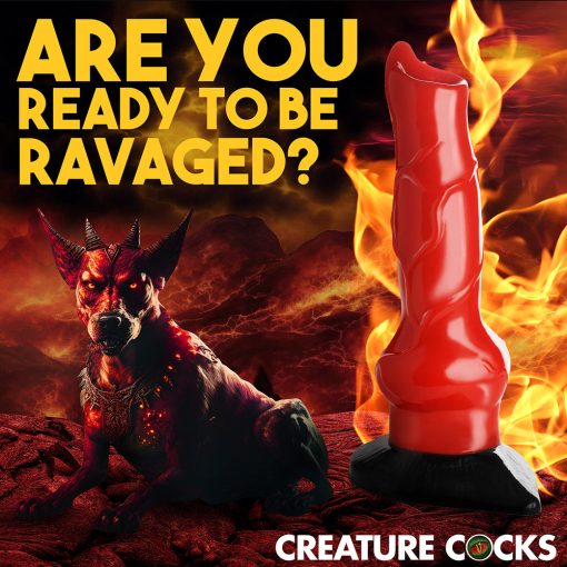Creature Cocks Giant Hell-Hound Canine Penis 2 Ft. Dildo - Image 7
