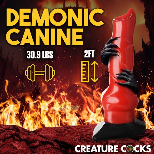 Creature Cocks Giant Hell-Hound Canine Penis 2 Ft. Dildo - Image 8