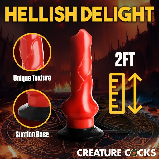 Creature Cocks Giant Hell-Hound Canine Penis 2 Ft. Dildo - Image 9