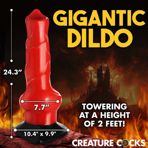 Creature Cocks Giant Hell-Hound Canine Penis 2 Ft. Dildo - Image 10