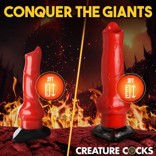 Creature Cocks Giant Hell-Hound Canine Penis 2 Ft. Dildo - Image 11