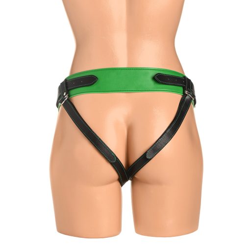 Creature Cocks Horny Play Strap-On Harness Green - Image 6