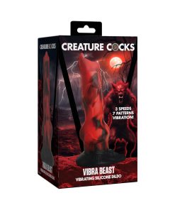 Creature Cocks Vibra Beast Vibrating Silicone Dildo