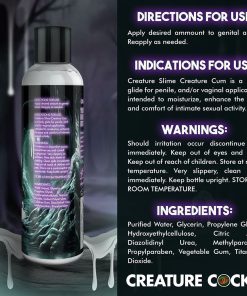 Creature Slim Creature Cum Unscented Jizz Lubricant 8 Oz.