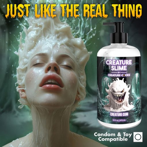 Creature Slim Creature Cum Unscented Jizz Lubricant 16 Oz. - Image 9