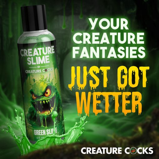 Creature Slime Green Water-Based Lubricant 4 Oz. - Image 6