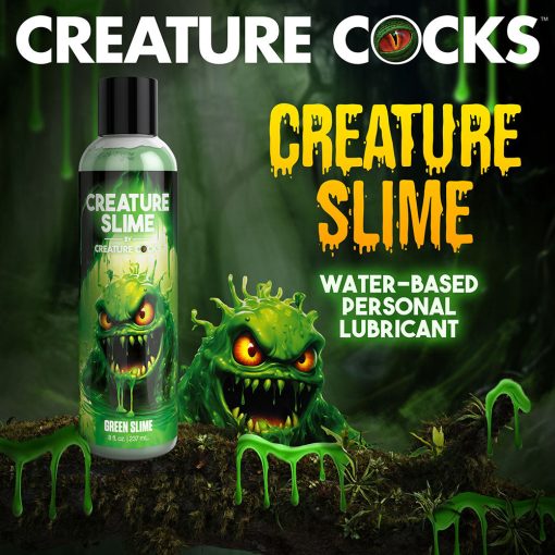 Creature Slime Green Water-Based Lubricant 8 Oz. - Image 5