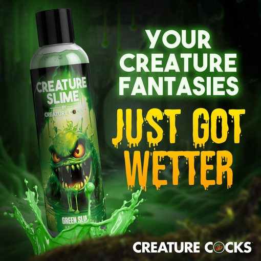 Creature Slime Green Water-Based Lubricant 8 Oz. - Image 6