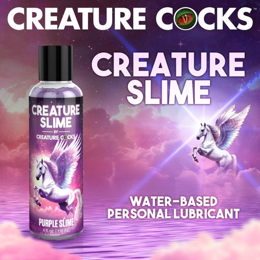 Creature Slime Purple Water-Based Lubricant 4 Oz. - Image 5