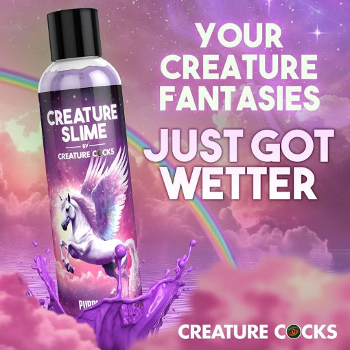 Creature Slime Purple Water-Based Lubricant 8 Oz. - Image 6